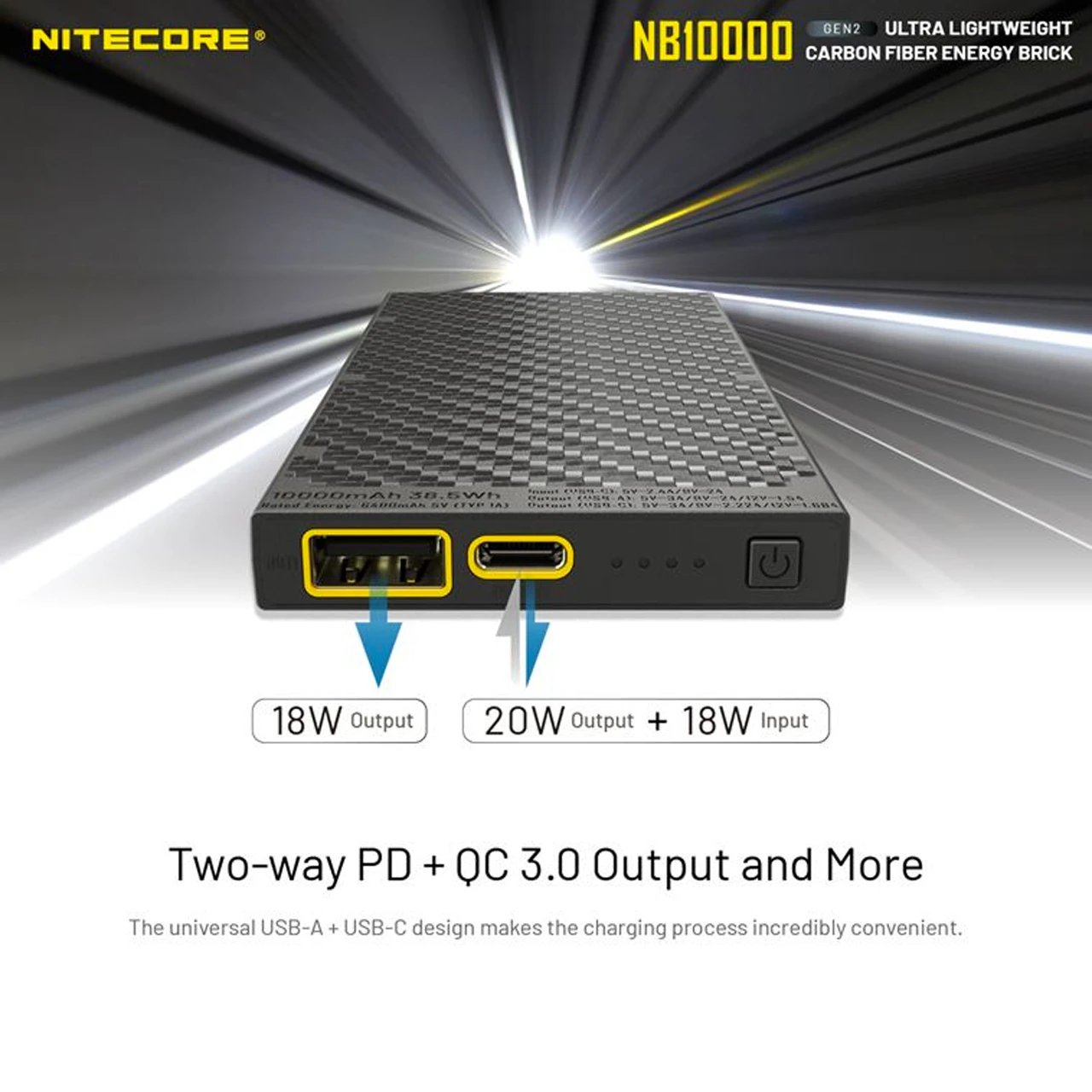 Nitecore NB10000 Power Bank - Image 2