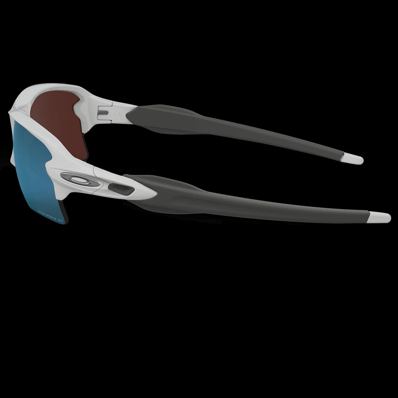 Oakley Flak 2.0 XL Polished White Prizm Deep Water Polarized - Image 4