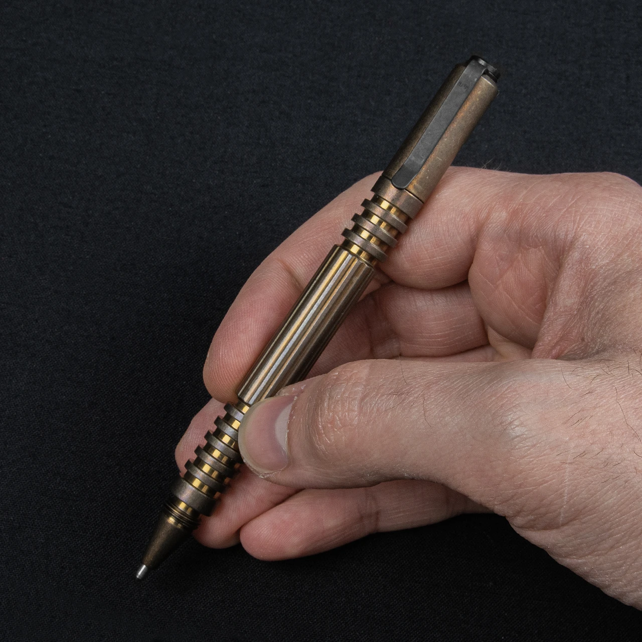 Hinderer Investigator Bronzed Titanium Black Hardware - Image 4