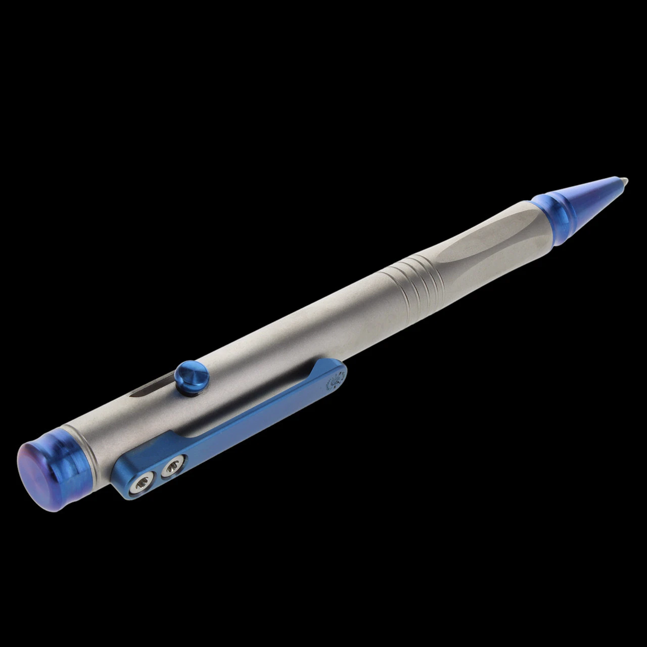 Spartan Blades "Grafi" Blue Titanium Pen