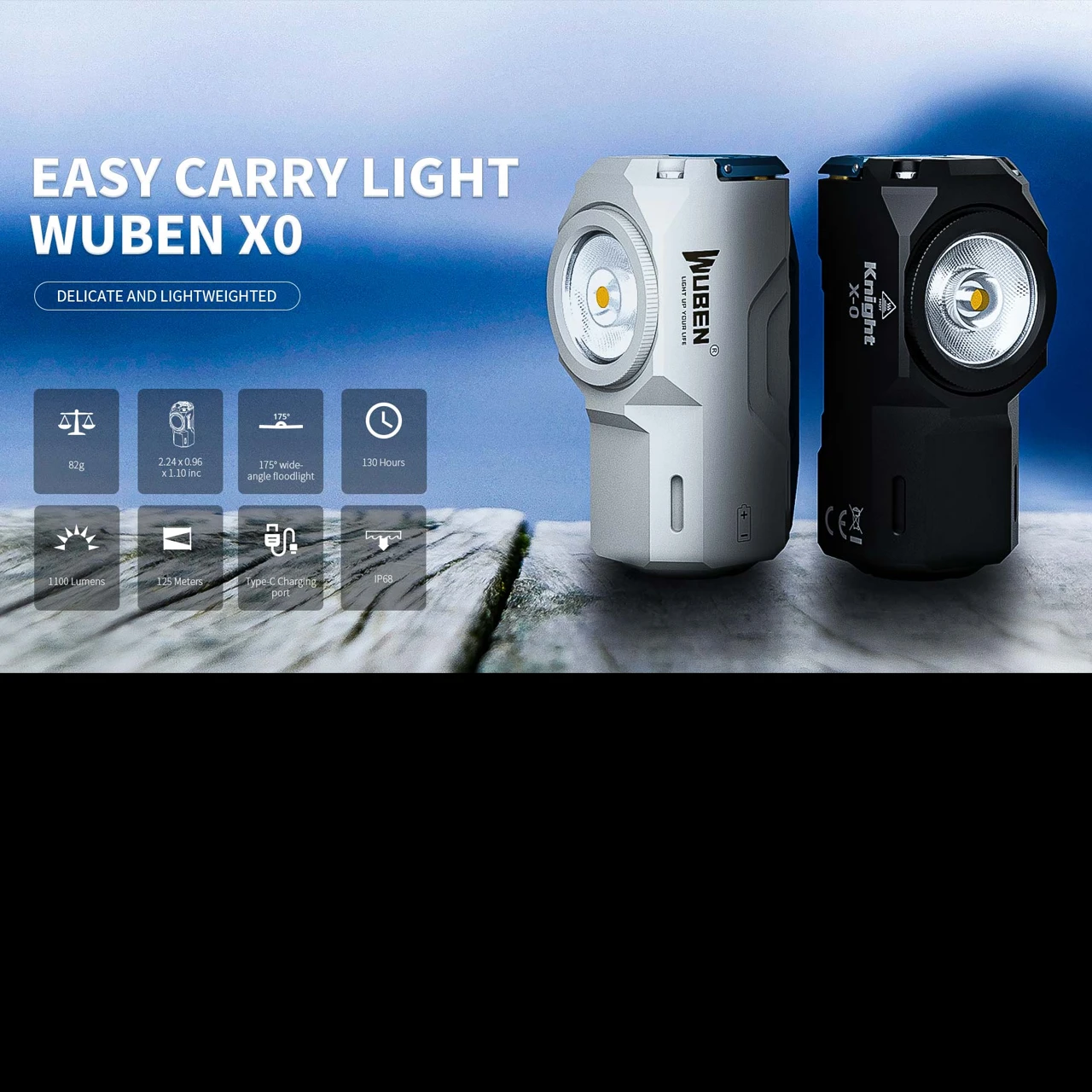 Wuben X0 Aluminium Flashlight - Image 4