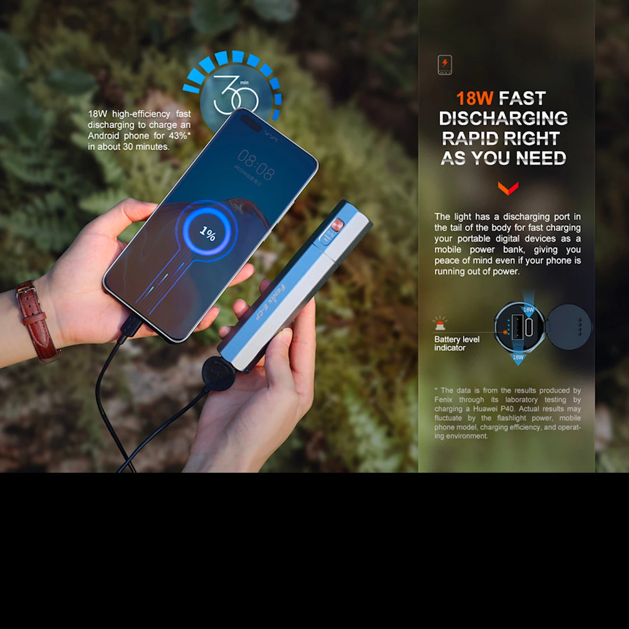 Fenix E-CP Flashlight / Power Bank - Image 2