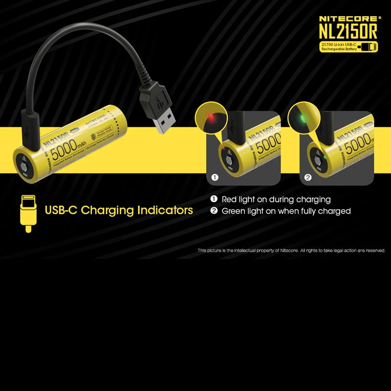 Nitecore NL2150R USB - Image 2