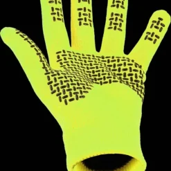 Sealskinz Waterproof All Weather Ultra Grip Knitted Glove Neon Yellow