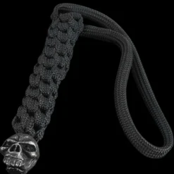 Schmuckatelli Emerson Skull Lanyard Black
