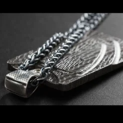 William Henry P33 Damascus Forge Pendant